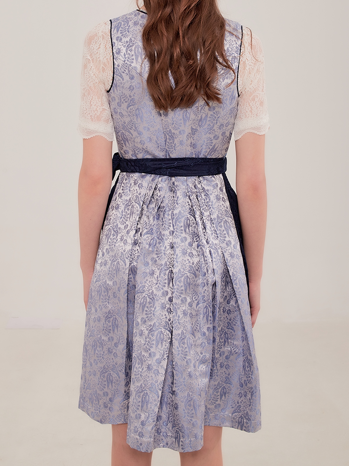Dirndl Damen Samt in Blau