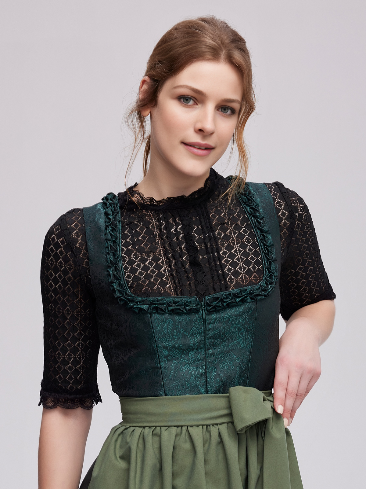 Dirndl in Grün