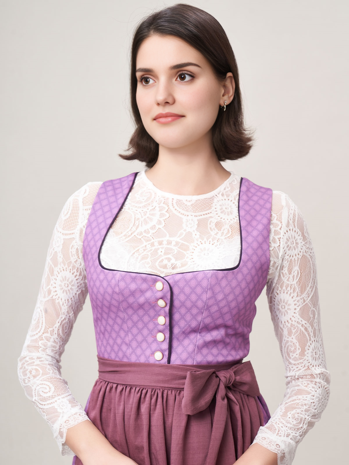Dirndl Türkis Schwarz