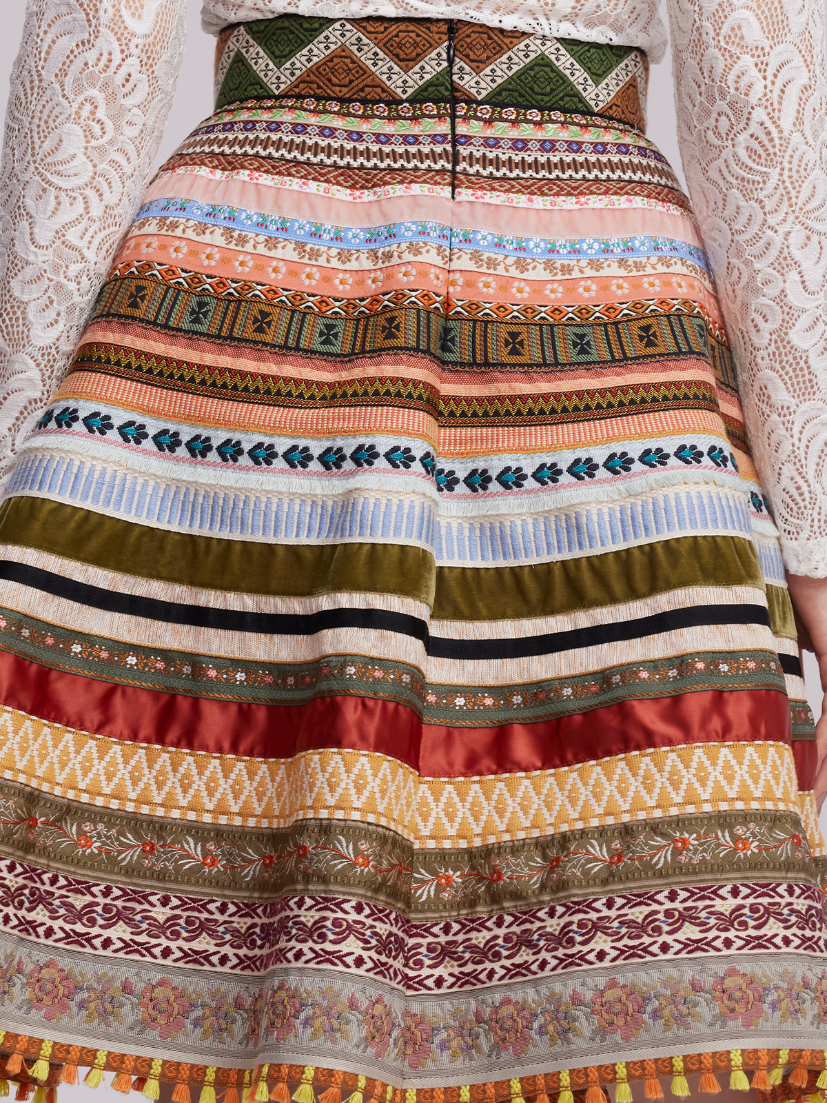 Mieder Dirndl in Braun