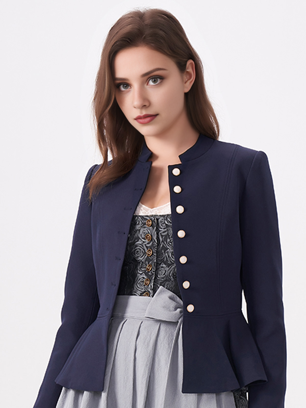 Klassisches Dirndl in Marineblau